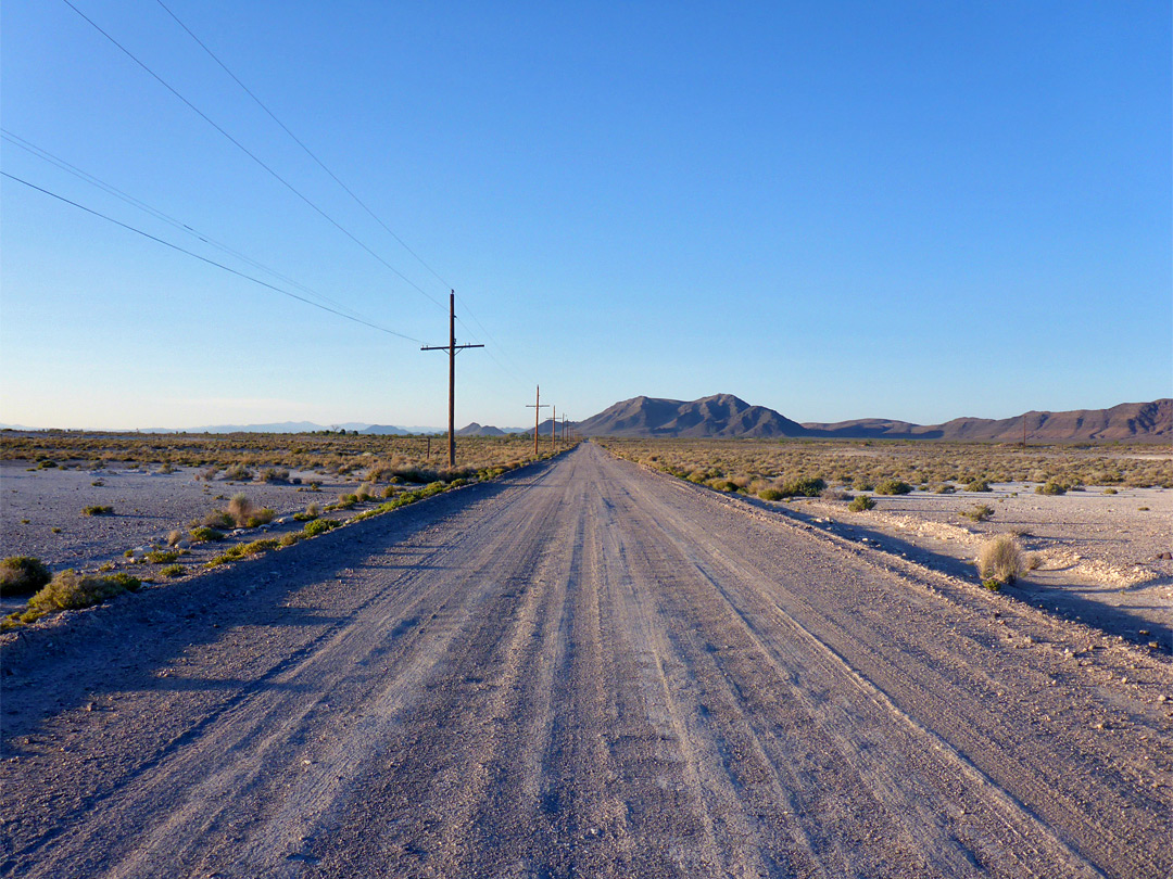 Straight road