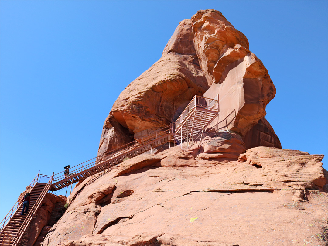 Below the rock
