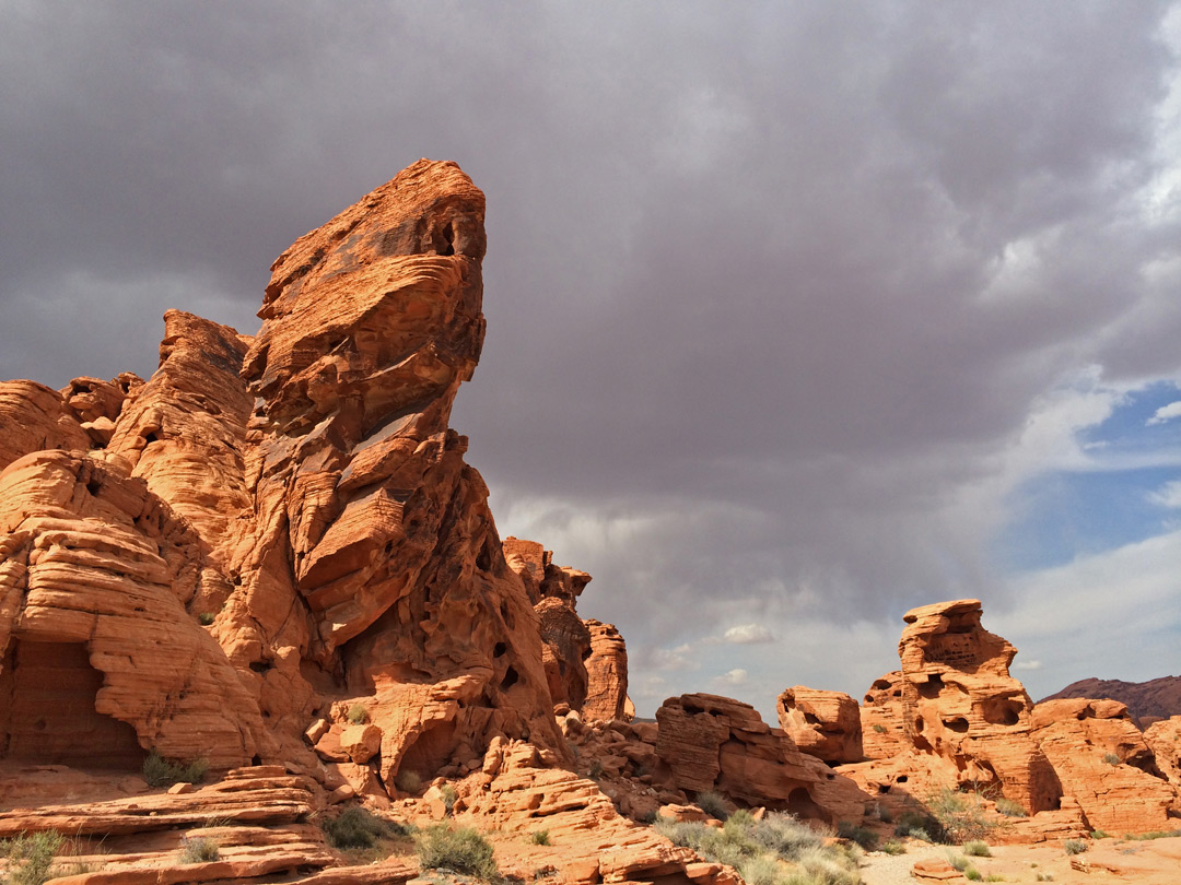 Formations near Atlatl Rock