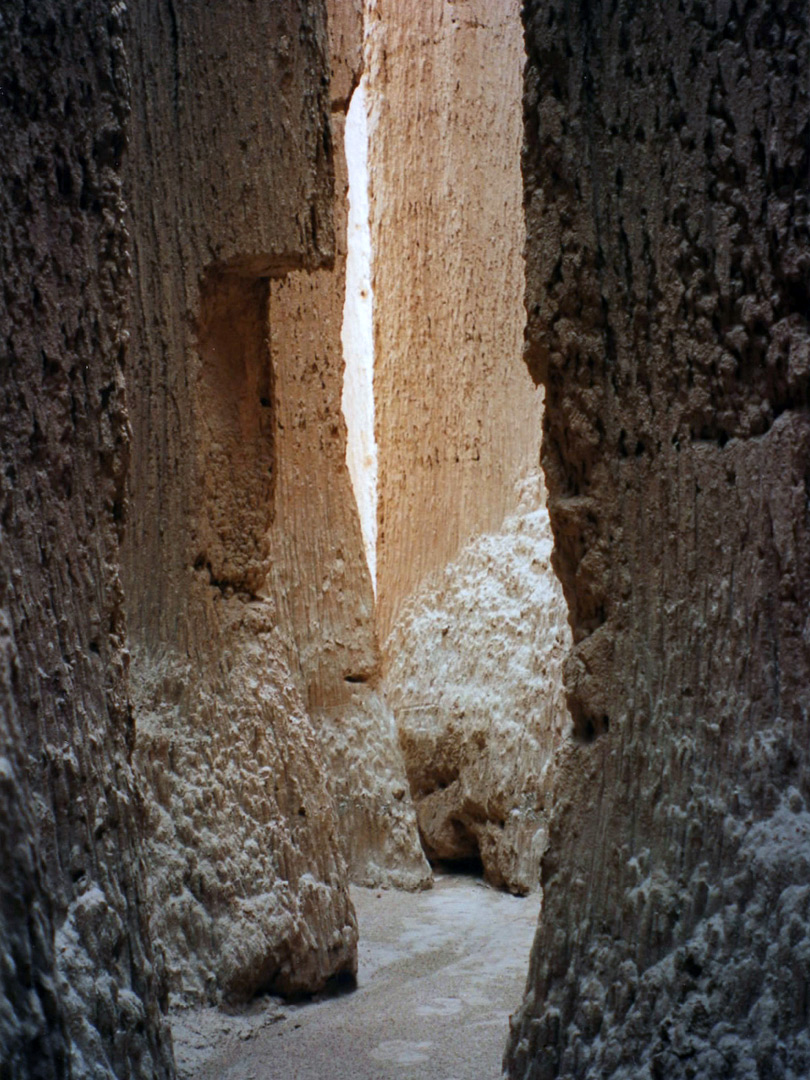 Ravine through the cliffs