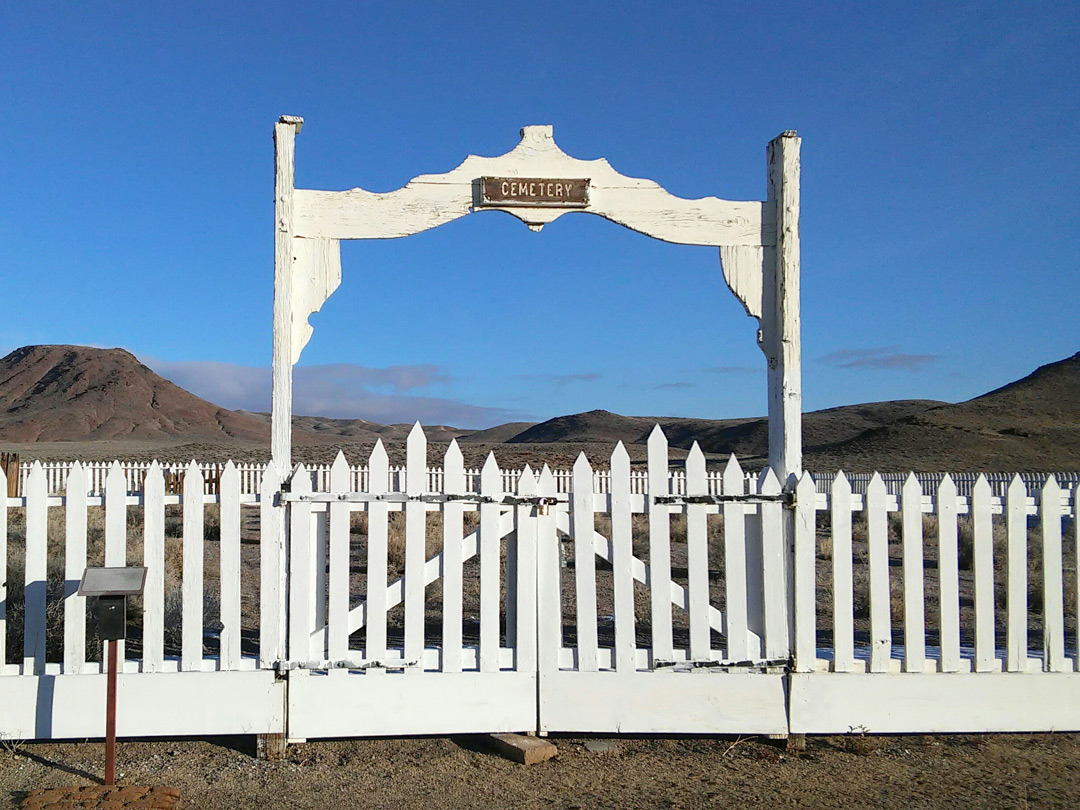 Cemetery gate