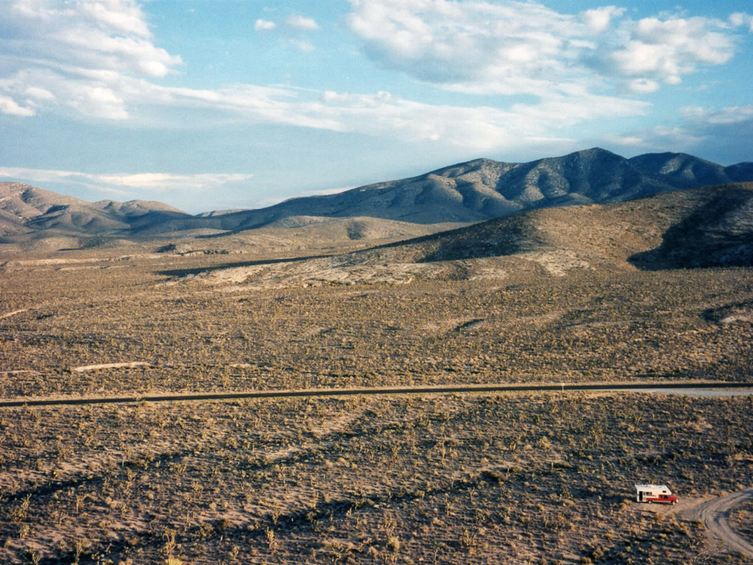 Road to Mount Charleston