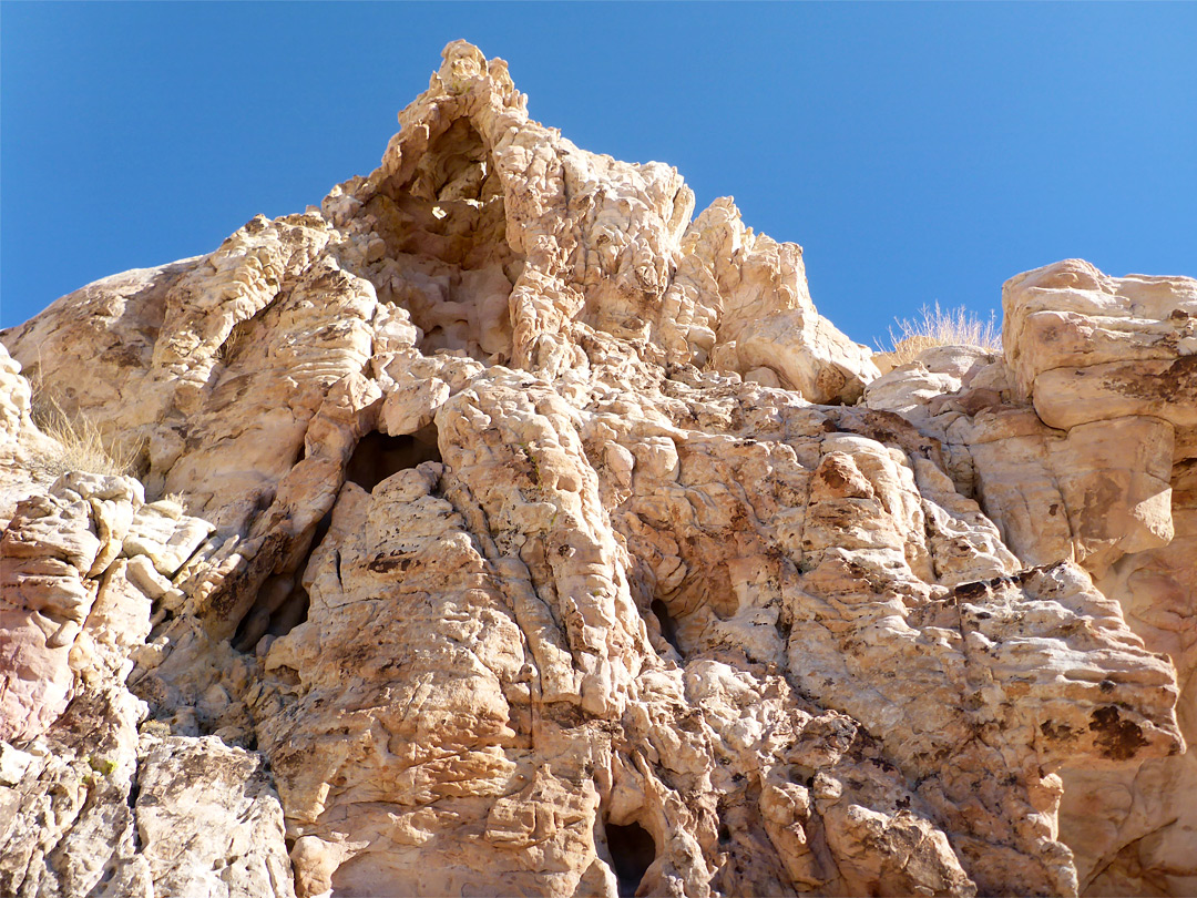 Jagged rockface