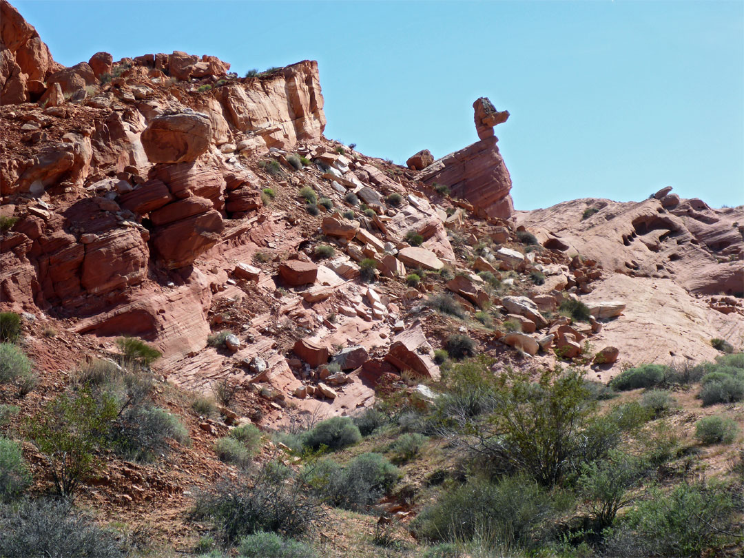 Cliffs near Duck Rock