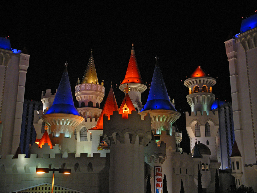 Colorful medieval turrets