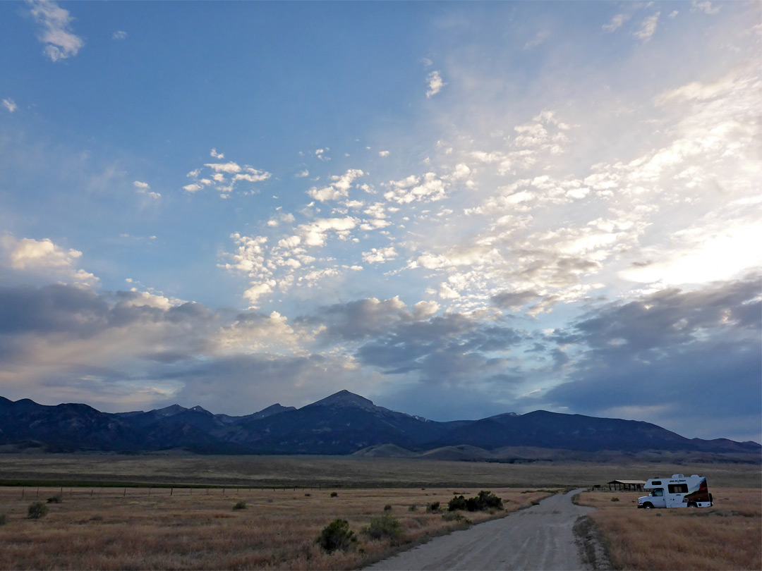 Fence Road and Wheeler Peak