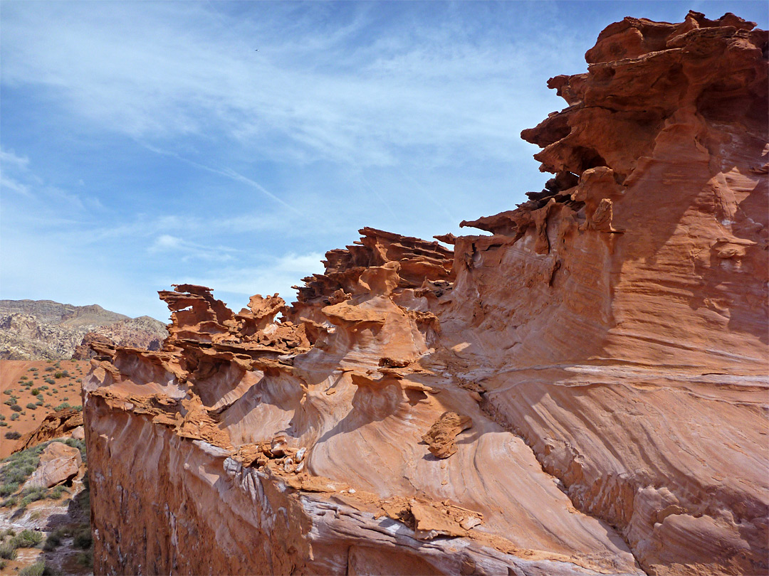 North end of the cliffs