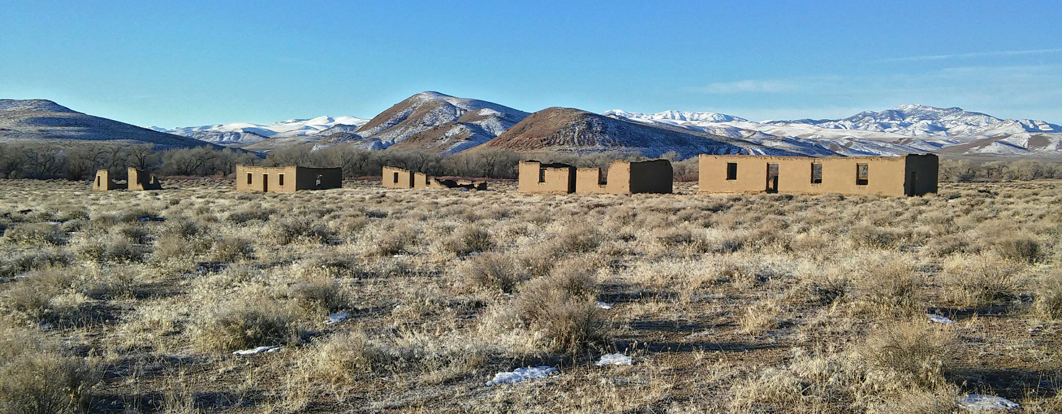 West side of the fort