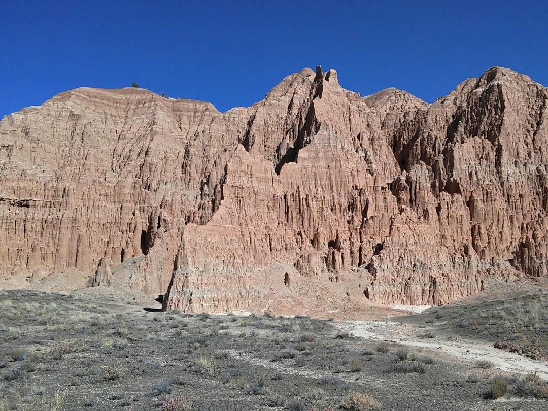 Eroded cliffs