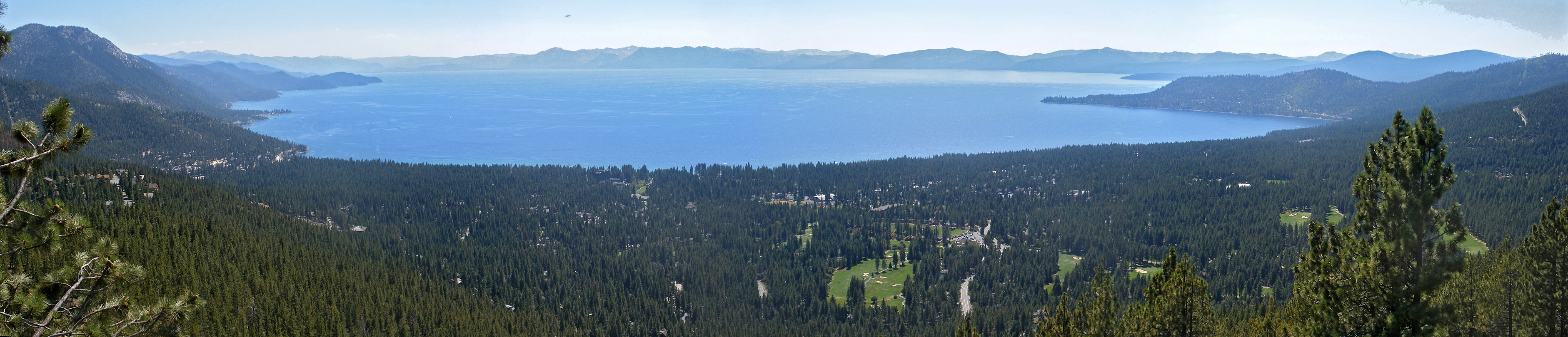 Panorama of Lake Tahoe
