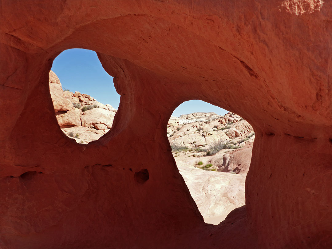 Two tiny arches