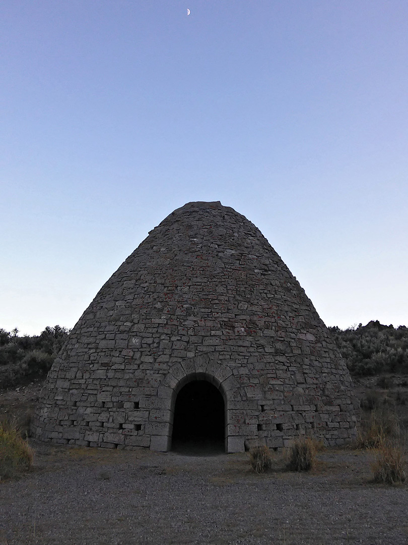 Oven at sunset