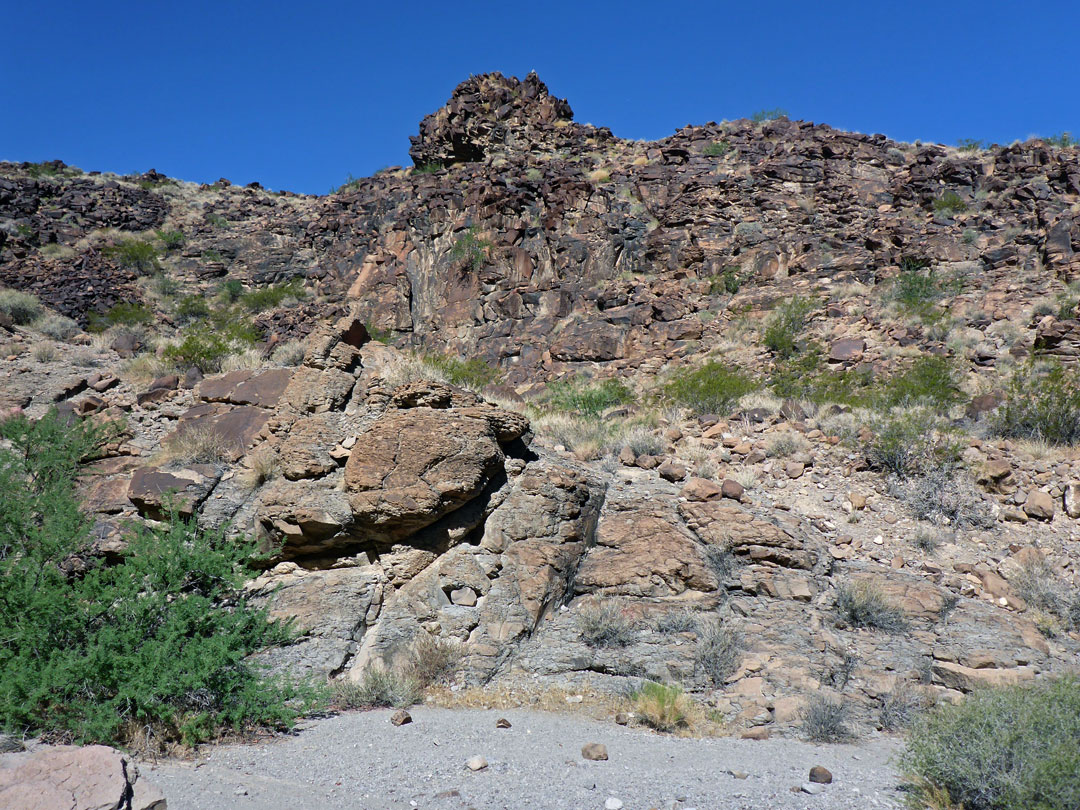 Weathered rocks