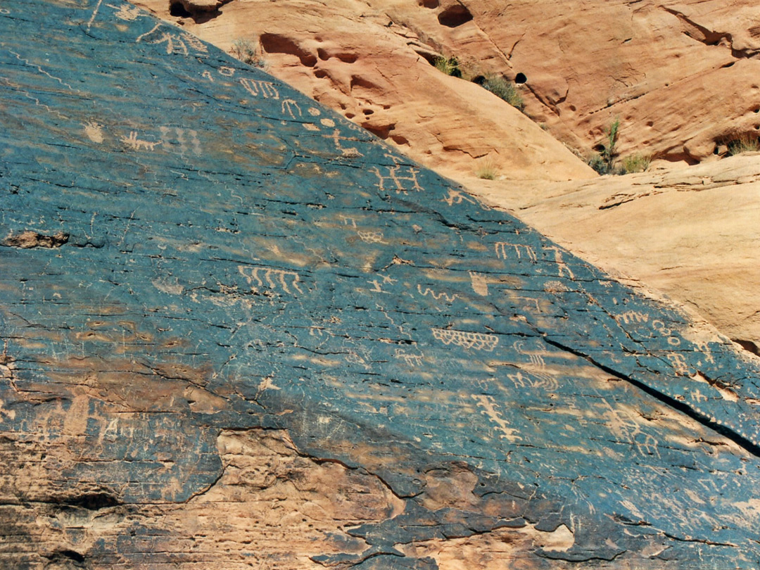 Small petroglyphs