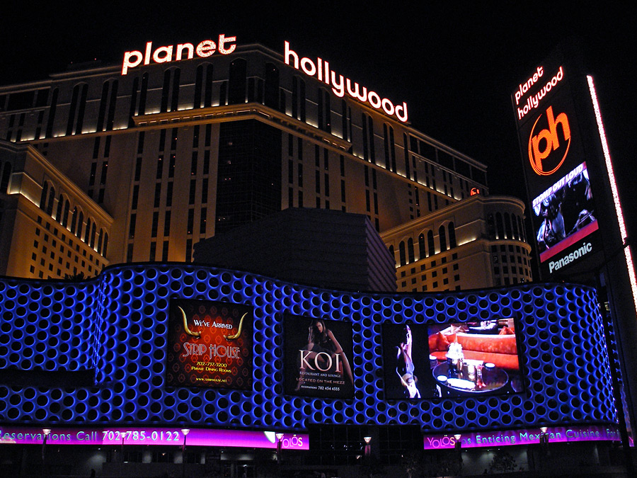 Subdued lighting at the front of the casino