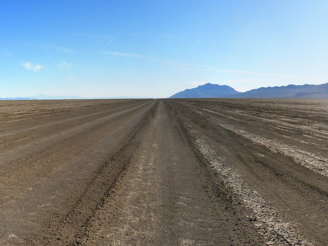 Seasonal road on the playa