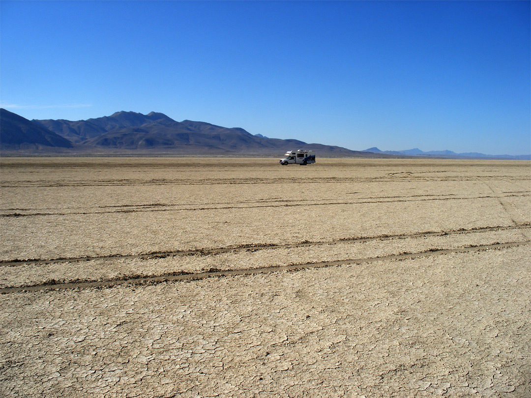 RV on the playa