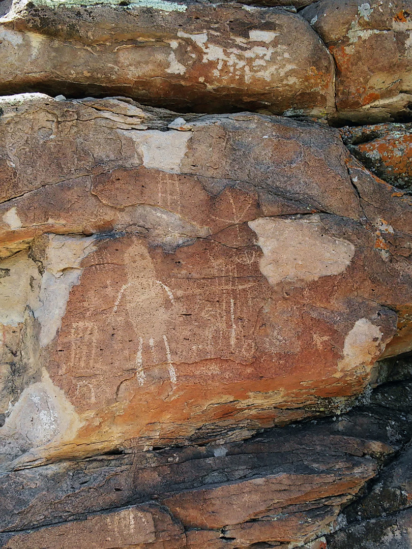 Petroglyphs at Shaman Knob