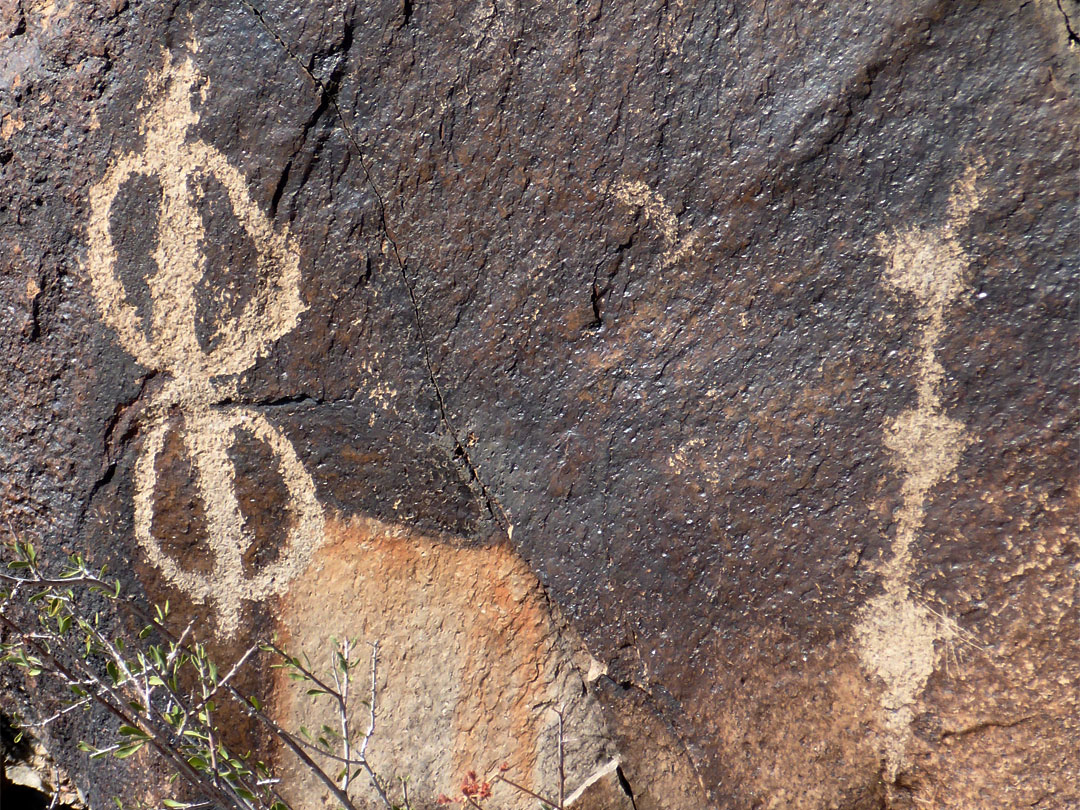 Small petroglyphs