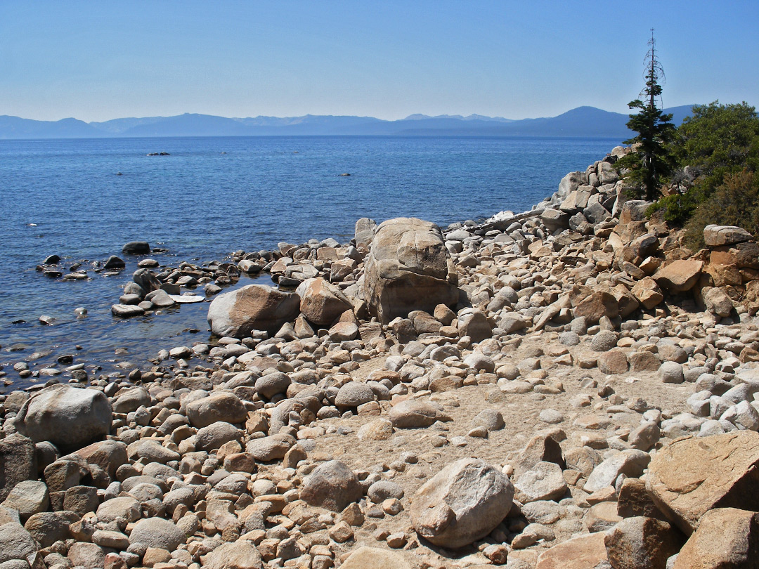 Stony beach