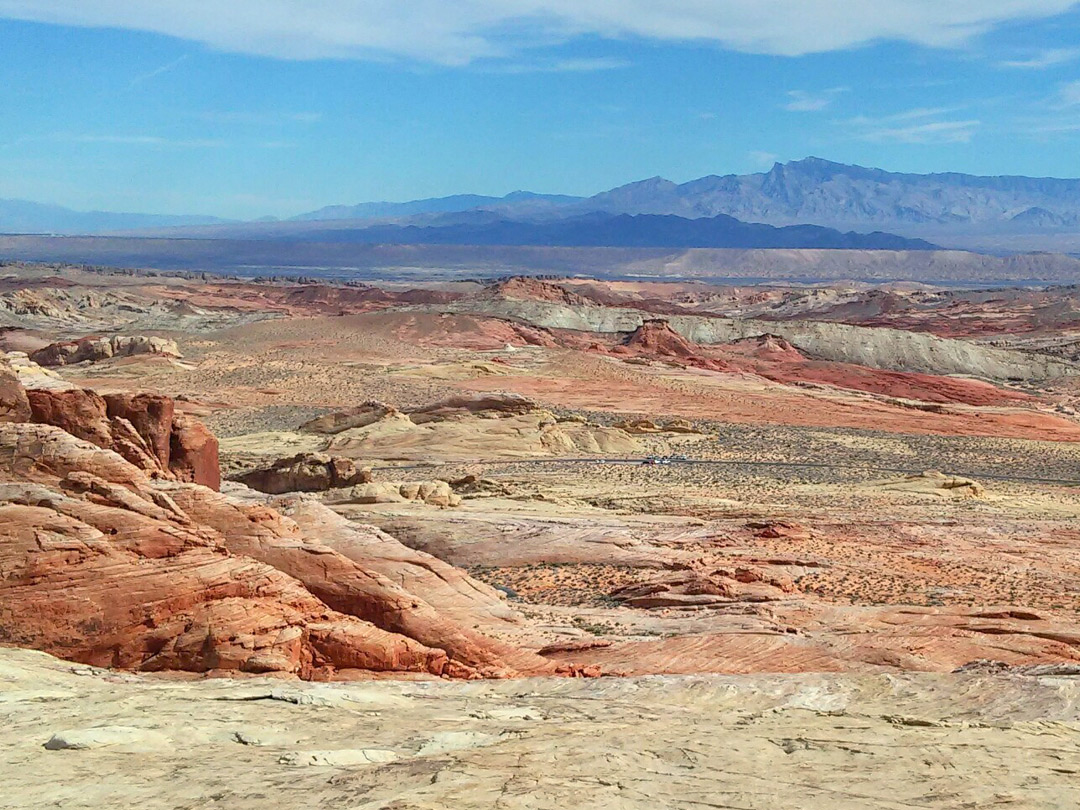 Colorful slickrock