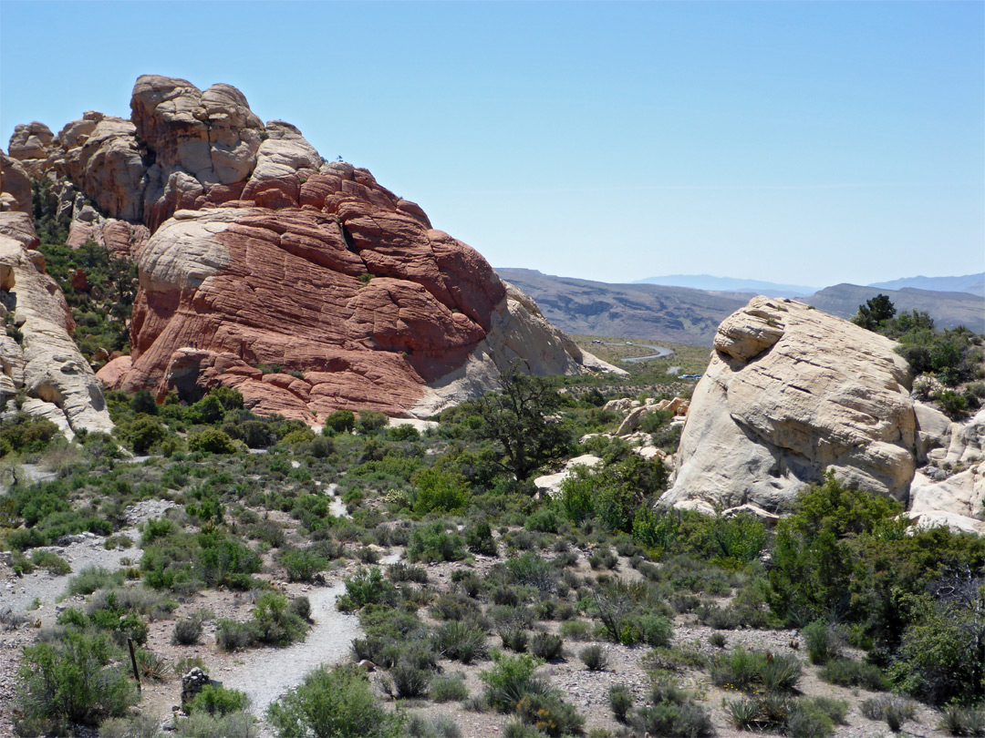 Rocks near the trailhead
