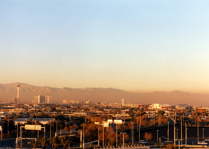 Sunset over Las Vegas