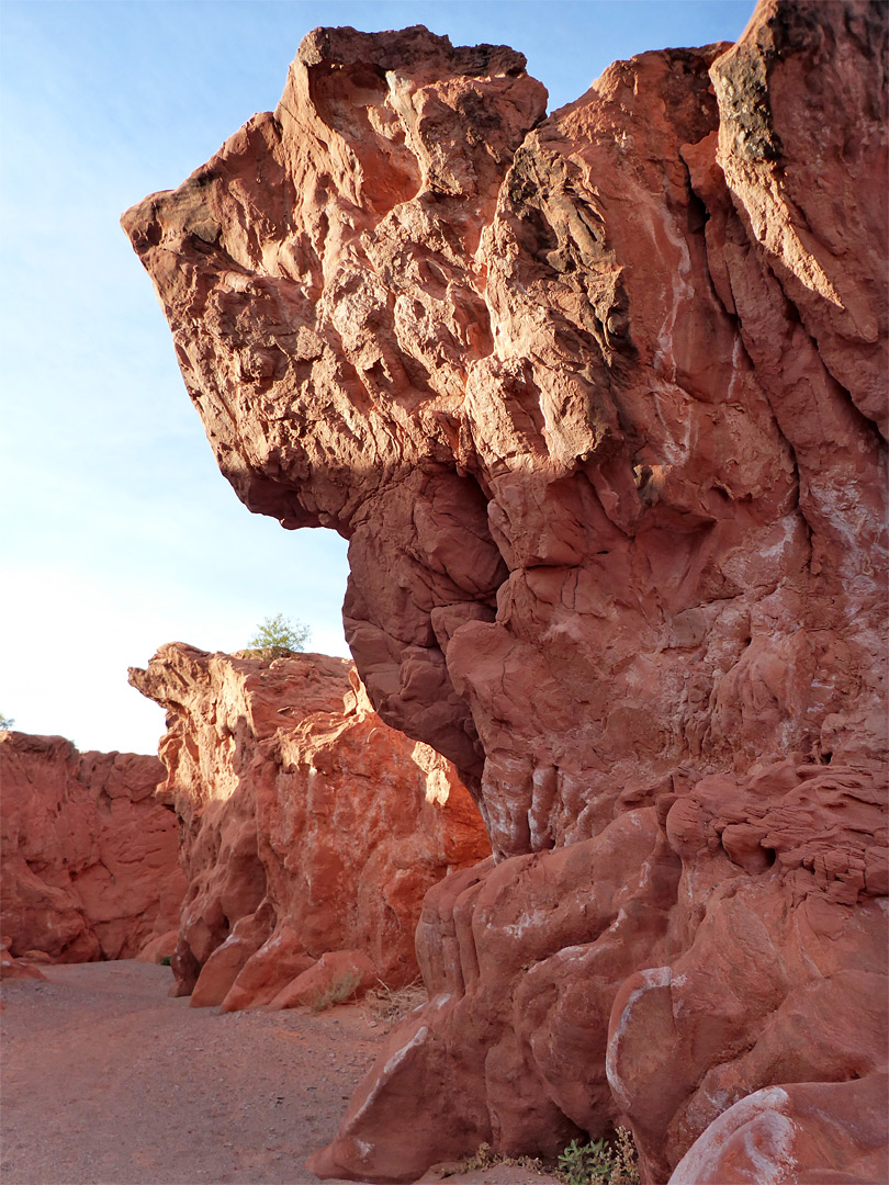 Cliffs by the streambed