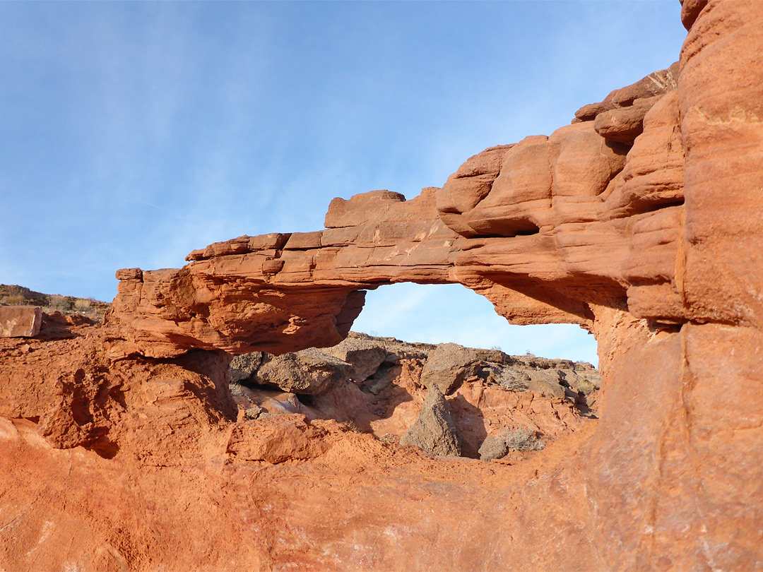 Red rock arch