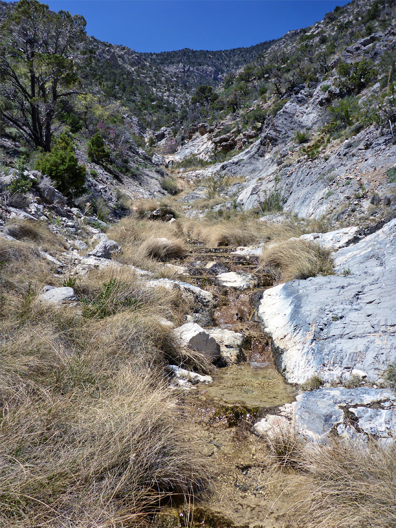 U-shaped valley