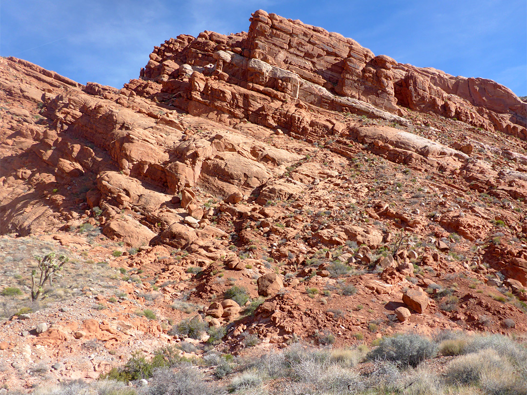 Sandstone layers