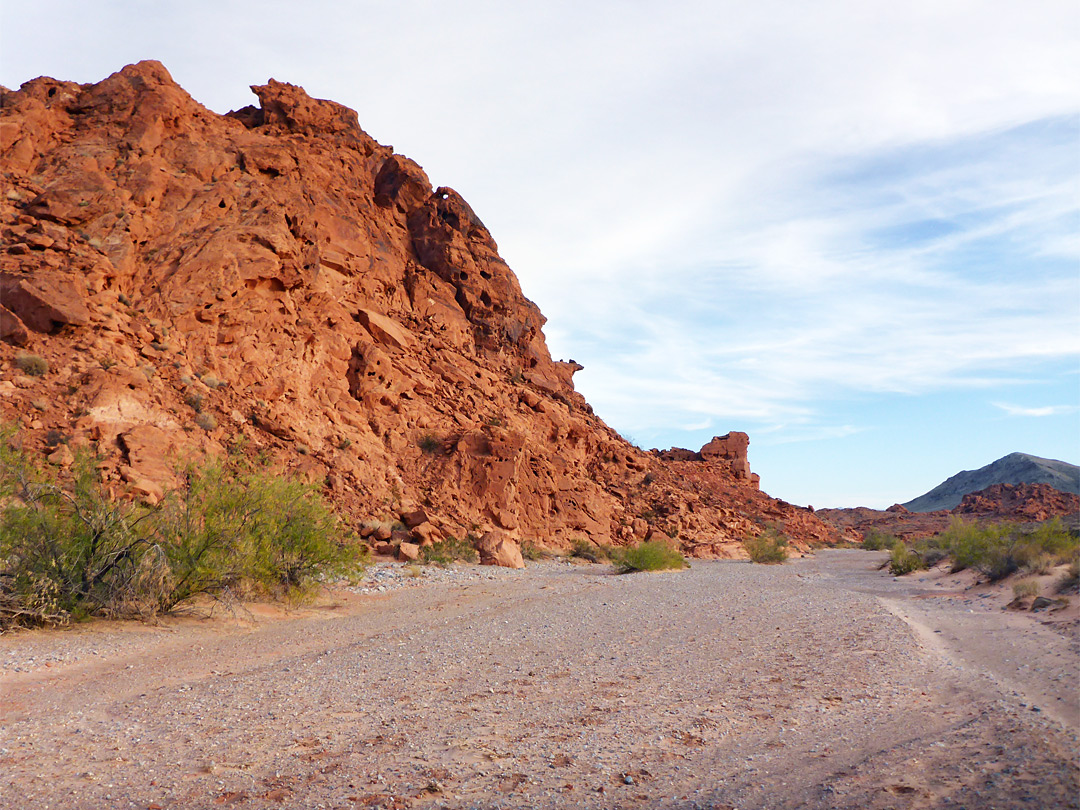 Red rock formation