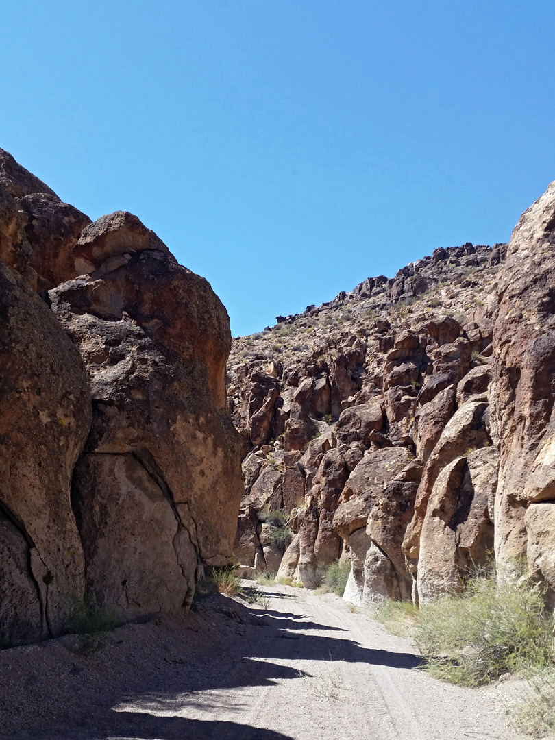 Road along Wrong Way Canyon