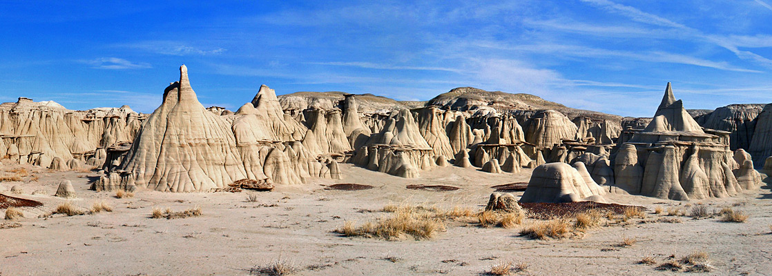 Eroded mudstone formations, Ah Shi Sle Pah