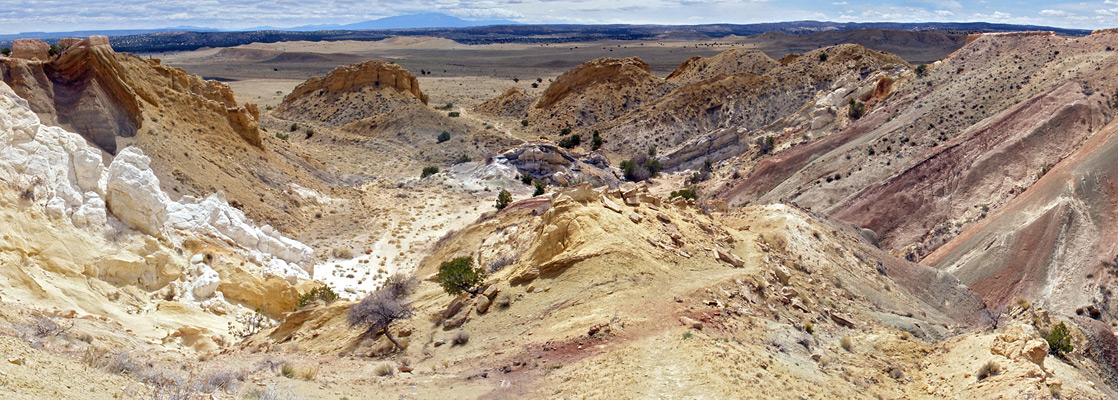 Colorful rocks of the San Ysidro anticline