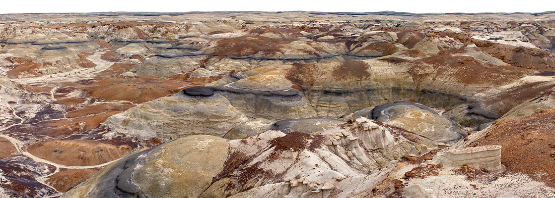 Bisti, most famous of the San Juan Basin Badlands