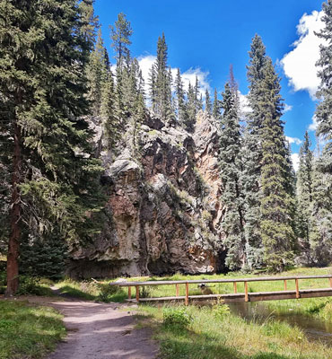 Las Conchas Trail, Jemez Mountains, New Mexico