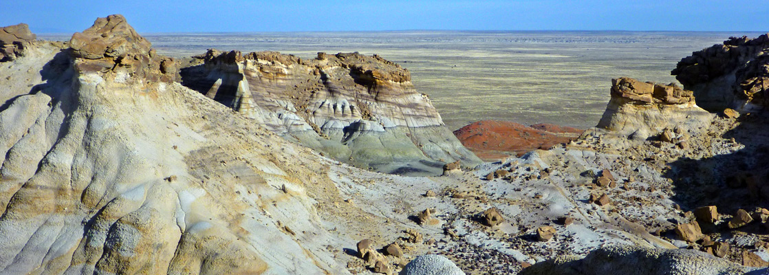 Plains beyond the cliffs of the Fossil Forest