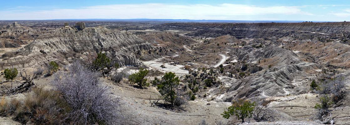 Panorama to the south