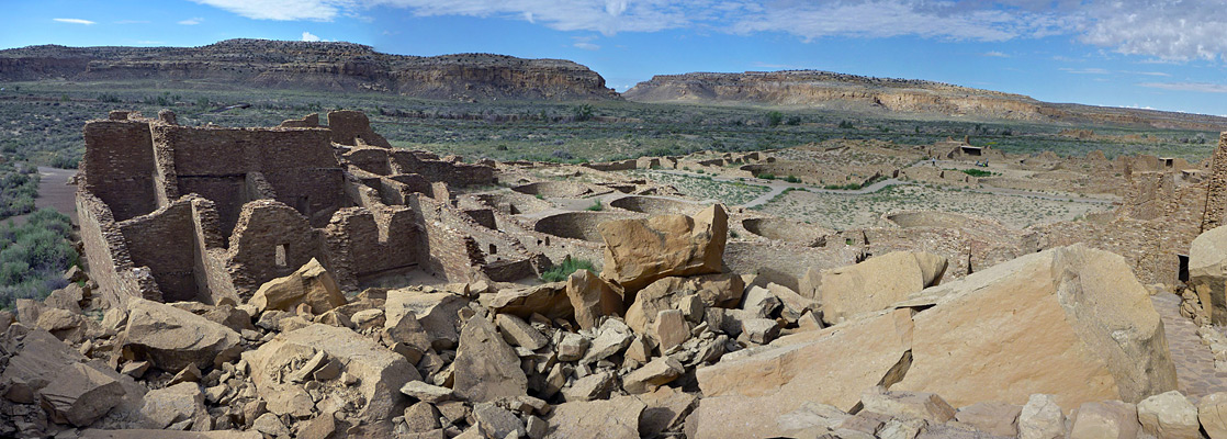 Panorama of Pueblo Bonito