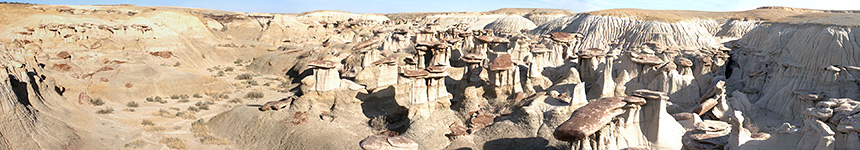 Large group of hoodoos