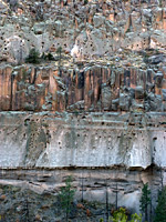 Layered cliffs