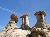 Three hoodoos