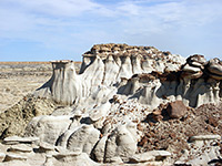 Red and white rocks