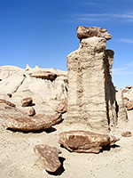 Fallen boulders