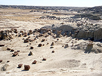 Boulders at the valley edge