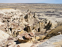 Hoodoos and pinnacles