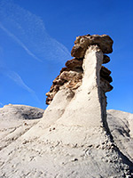 Hoodoos and mudstone