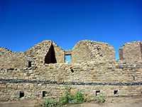 West side of the ruins