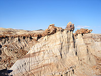 Narrow ridge